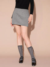 Enchnt New Autumn Winter Products,Women Solid A Line Romantic Elegant Short Woolen Skirt,Fall Winter Women's Clothing